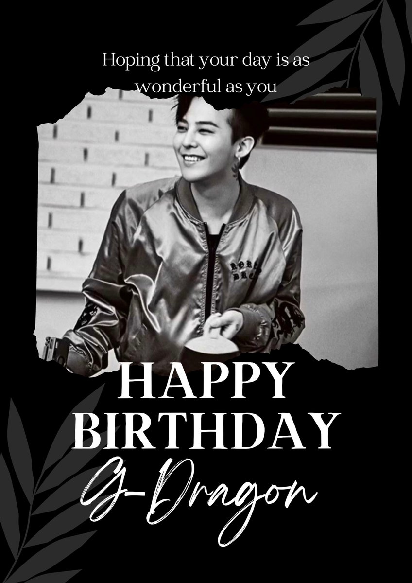 gdragonintl's tweet photo. May your 35th year be one of happiness and fulfilment.💛 

FOREVER YOUNG G-DRAGON
#HAPPYBIRTHDAYGDRAGON
#GDRAGONYEAR35 #지드래곤
@IBGDRGN https://t.co/Dng6pkzD1b
