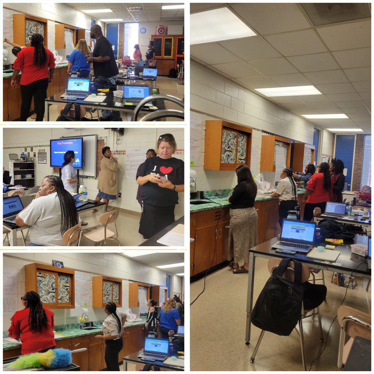 CherylD58's tweet image. Gallery Walk of CCS ELA Premier Professionals showcasing their Graffiti Wall to illustrate the ELA Instructional Block.
@CumberlandCoSch 
#theELAExperience
#SettingTheStage