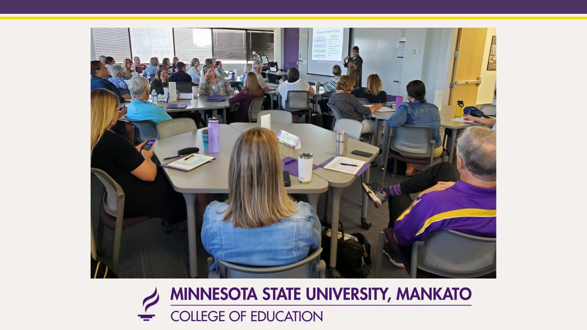 COEMankato's tweet photo. Yesterday our Teacher Candidate Support Network met to kick off fall semester. We had important conversations surrounding methods to best support our teacher candidates.
#MavEd #MavEdPartners #teachers https://t.co/fAeptth7dW