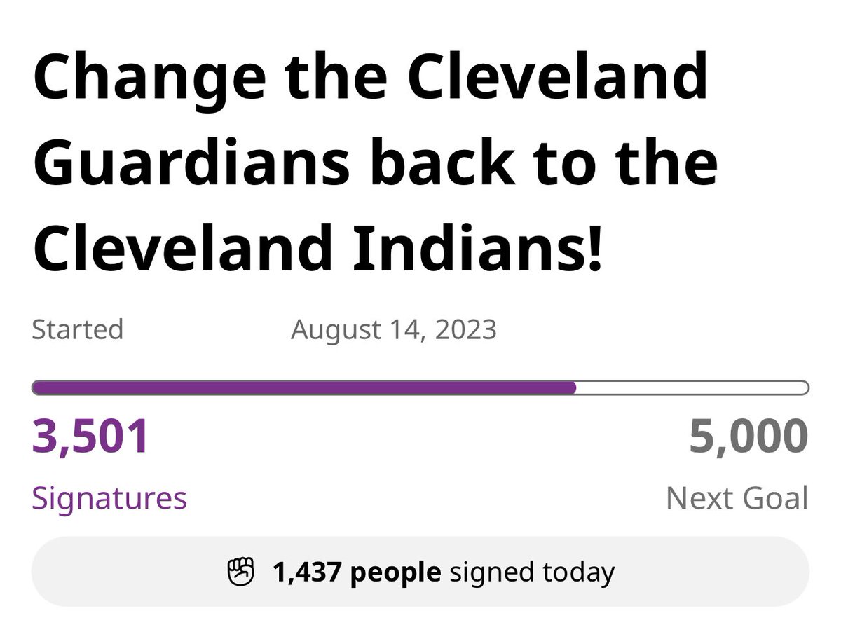 GuardiansNative's tweet photo. ๐,๐๐๐! ๐๐๐๐ ๐๐!
#reclaimtheindians @CLEsportsTalk @CleGuardians SIGN & SHARE: https://t.co/a4HmnJJFSz #itsNagaTime #letsnaga #educatenoteradicate https://t.co/wNuy1kKofs