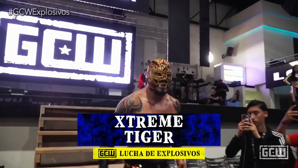metal0515's tweet photo. I never thought I would see X'treme Tiger in GCW, even though it is a Lucha show. Glad to see he's doing well #GCWExplosivos https://t.co/XpoVwAfG5U