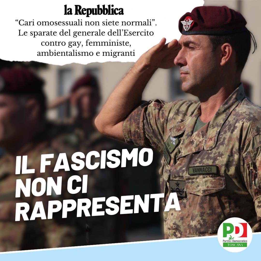 lauraboldrini's tweet image. Attacchi alle femministe, agli ambientalisti, ai migranti, ai poveri, alle minoranze. Di queste e di molte altre farneticazioni è intriso il libro pubblicato dal generale di divisione Roberto #Vannacci.

Gli omosessuali? «Non sono normali».

L’atleta Paola Egonu? «È evidente che