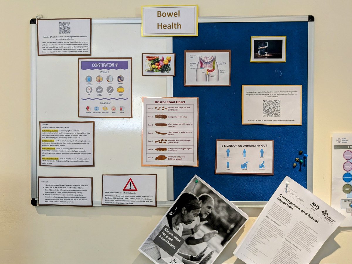 New topic on the #learningwall is bowel health! 
#staffdevelopment #carehomes