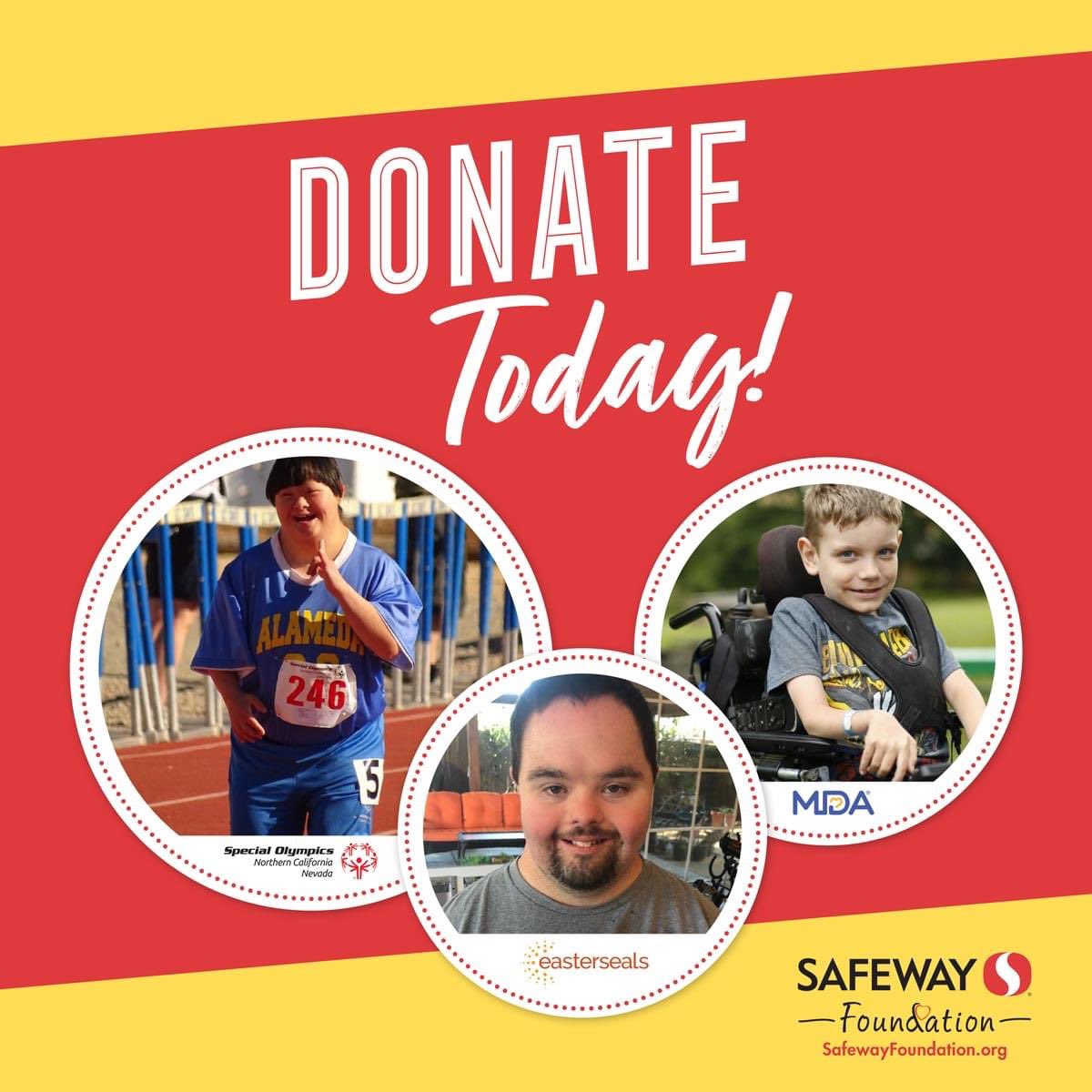 Visit @Safeway to support Special Olympics! Our friends at Safeway are raising funds in Northern California stores all month long to support programs designed to inspire and enable people who have diverse abilities. Look for the donation prompts at check stands through 8/31!