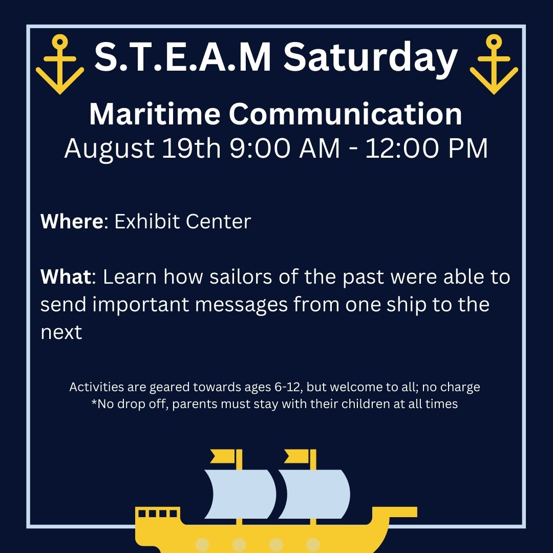 For our next S.T.E.A.M. Saturday, we will be learning about how sailors of the past were able to send important messages from one ship to the next.
#historicbath_nc #bath #engineering #nchistoricsites #technology #bathnc #science #historicbathnc #visitnc #stem #flags #signalflags