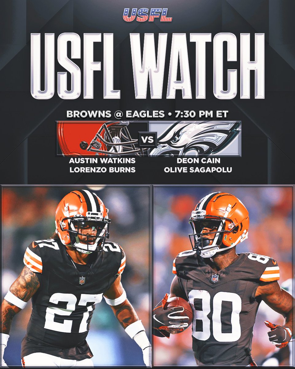 UFLonFOX's tweet photo. Thursday Night Football! π
Tune in to cheer on these former USFL players in Week 3 of the NFL Preseason π https://t.co/8NM4gNx7jB