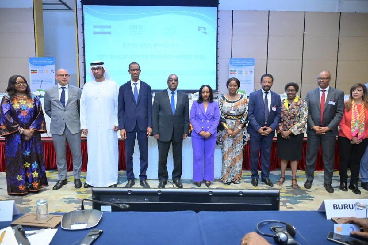 FitsumAdela's tweet photo. It is in the interest of Africa &amp; humanity that env’al issues are given the attention they deserve. 

I am humbled for being entrusted with this extremely important task as a president of  the African Ministerial Conference (AMCEN) for  the next two years.
#AMCEN 
#ClimateAction https://t.co/R8p5ajLhvl