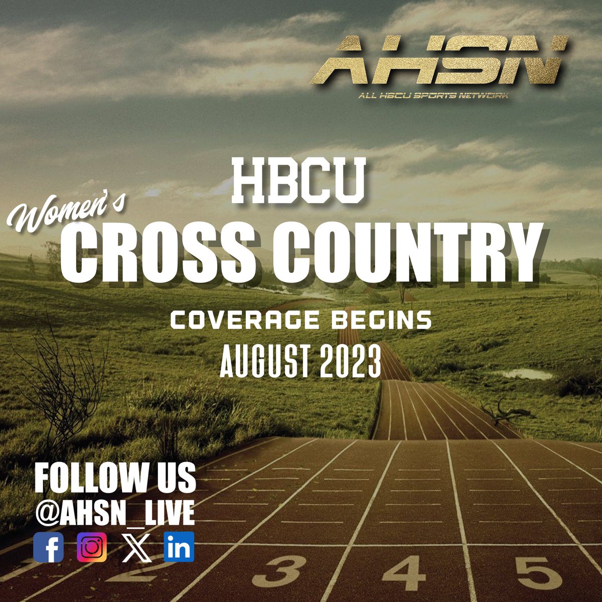AHSN_Live's tweet photo. “Excitement is in the air as the women’s HBCU cross country season is about to kick off! 🏃‍♀️ Wishing all the athletes strength and endurance on the track. Let’s champion diversity, excellence, and unity on every lap. #HBCUCrossCountry https://t.co/A6nb5Pr8nO