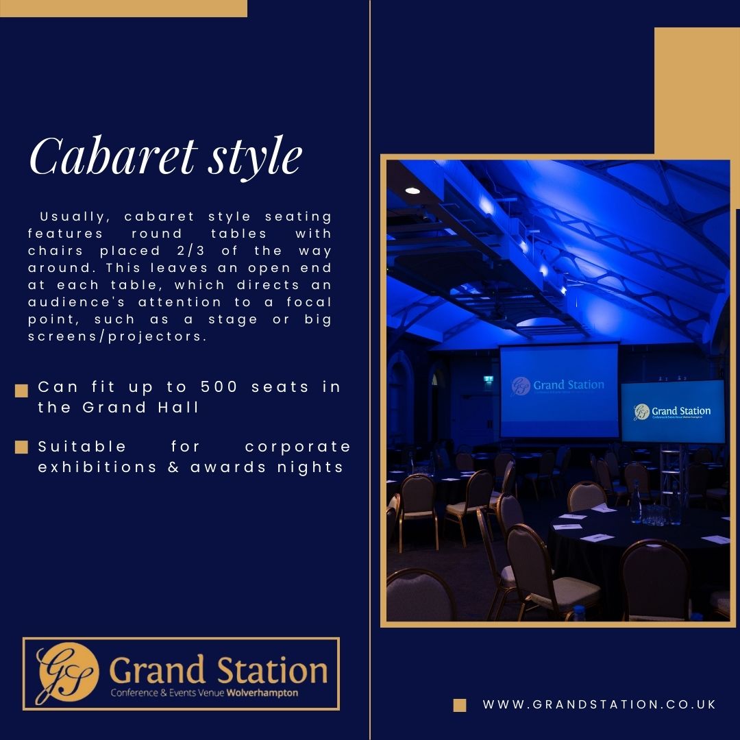 Choose your seating style to suit your next event.
#eventvenue #Corporate