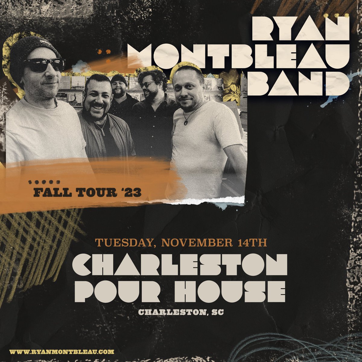 ✰✰TONIGHT :: Ryan Montbleau Band | Tuesday 11.14.23 | Charleston Pour House | Main Stage | 7:30pm Doors/8:30pm Show #ChsMusic #LoveLiveMusic #Charlestonsc @RyanMontbleau Tickets Here -tinyurl.com/yc7crkt5