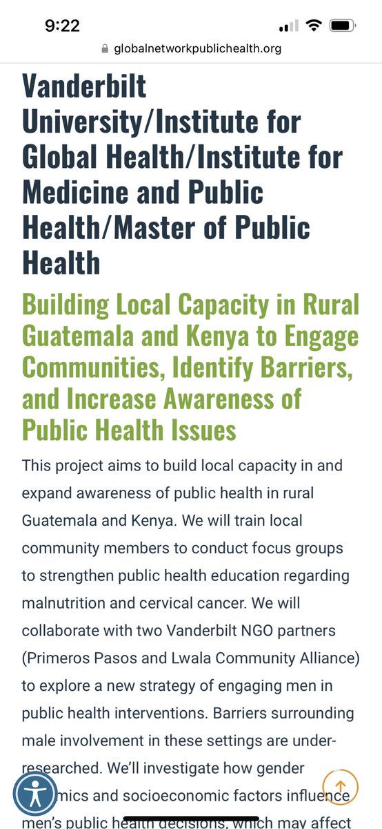 mariehmartin1's tweet image. Congrats to our #VandyMPH @vuglobalhealth team on receiving a 2023 #TIPH Global Grant from @ASPPHtweets w/ @LwalaCommunity &amp;amp; @PrimerosPasosGT to promote #publichealth awareness, strengthen skills &amp;amp; support local communities! Go students, Tevin &amp;amp; Anjola! @VUMC_IMPH @VUHealthPol