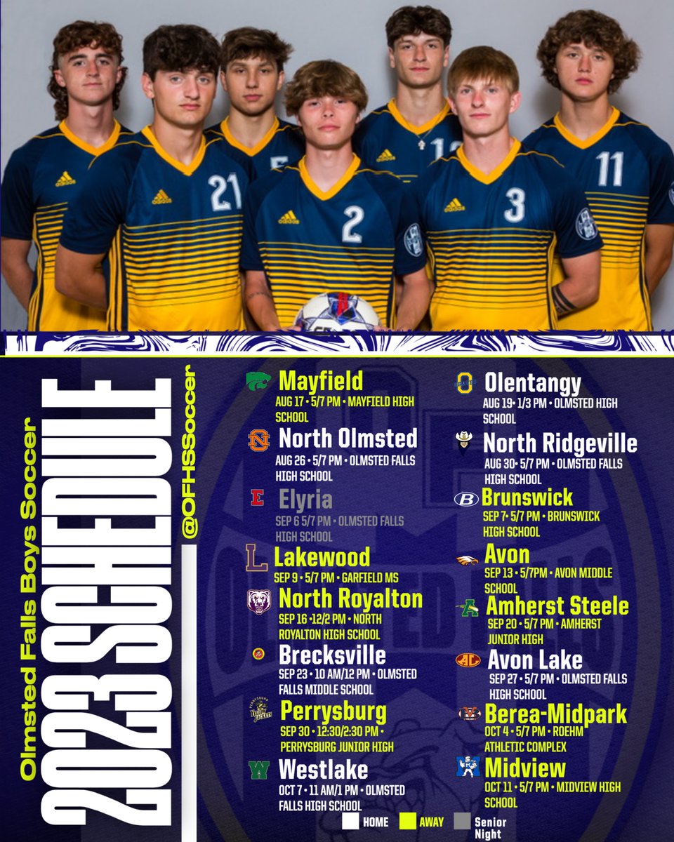 We travel to Mayfield today to kick off the 2023 season! Come out and catch a game this year and cheer on a great group of young men.