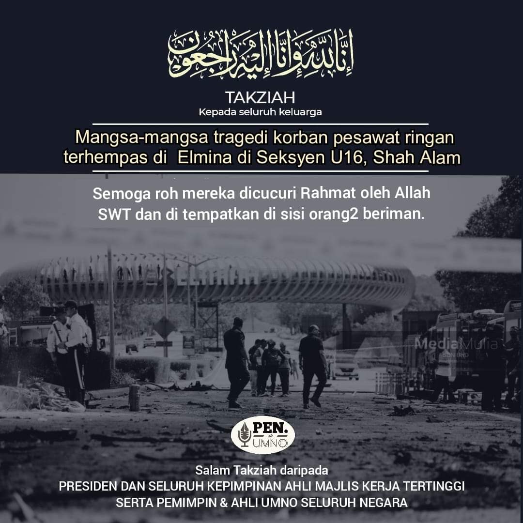 TAKZIAH KEPADA SELURUH KELUARGA MANGSA TRAGEDI
