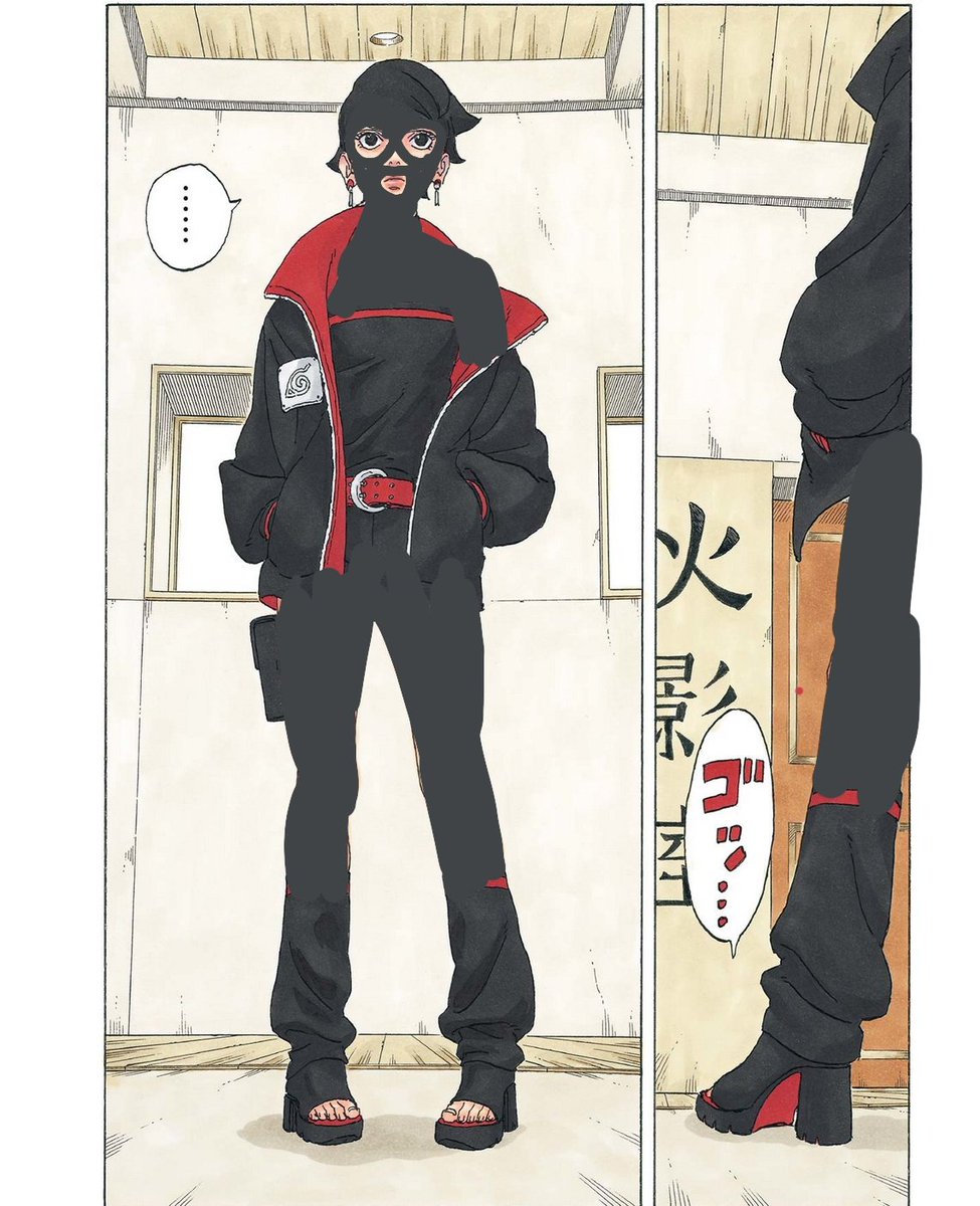codeslefteye's tweet image. This is how people want sarada to dress