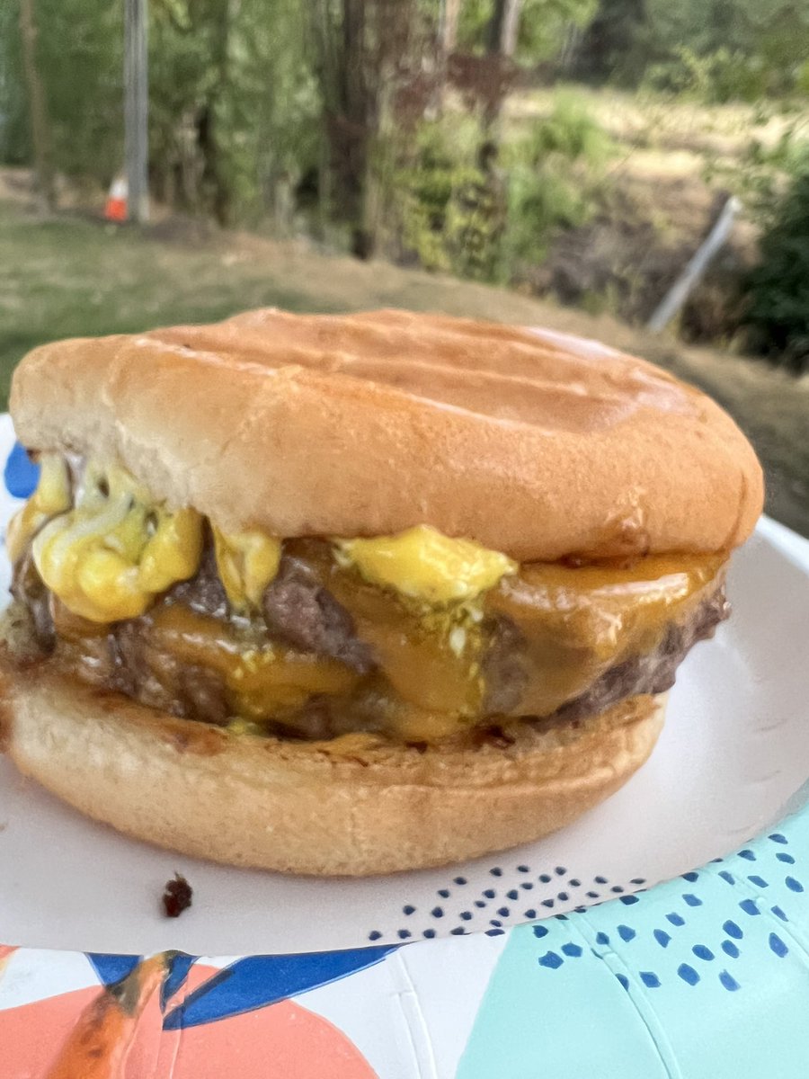 InfantryBBQRub's tweet photo. Pork Loin Yesterday and a Smash 🍔 from vacation - ❤️ me some grilling #pork #porkloin #smash #smashburger #burger #traegergrills #traegerhood #teamtraeger https://t.co/Nb86JdyBno