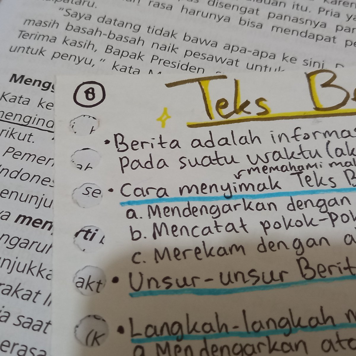 txzcimmi's tweet photo. 17/08/2023

‣ Halo! Ternyata udah lama belum aku post progress:'((. Untuk hari ini, aku hanya belajar bahasa Indonesia. Catatannya kurang rapi hehe🥲. Sekian dan selamat istirahat semua💐 https://t.co/ks3HRaSIBE