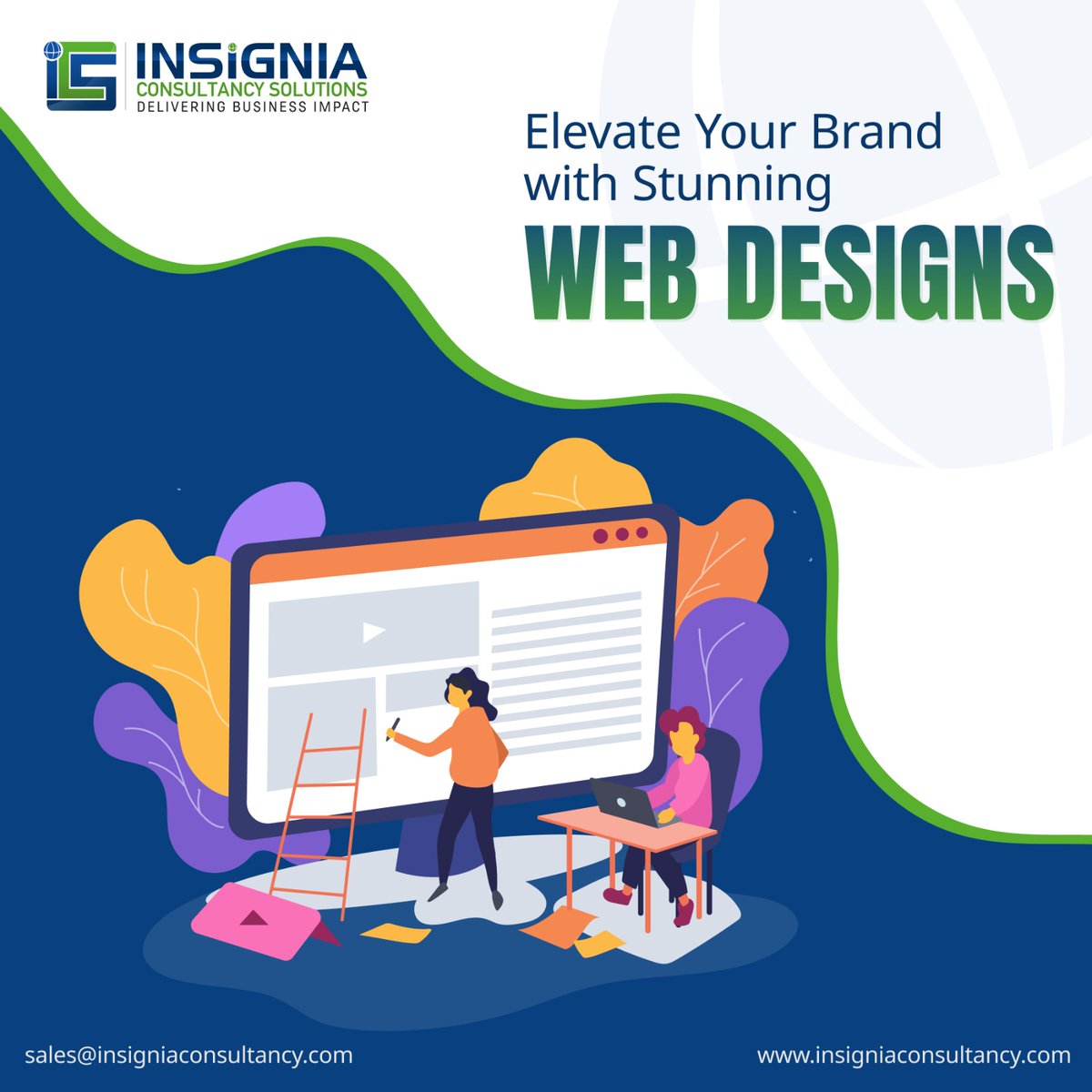 InsigniaCS's tweet photo. Looking for a professional web designing service to enhance your online presence? Here at Insignia Consultancy, We offer customized website design solutions that cater to your specific business needs.
#webdesigningservice #websitedesigners #BeFearlessOnline #webdesigns https://t.co/P0ztLQoVfT