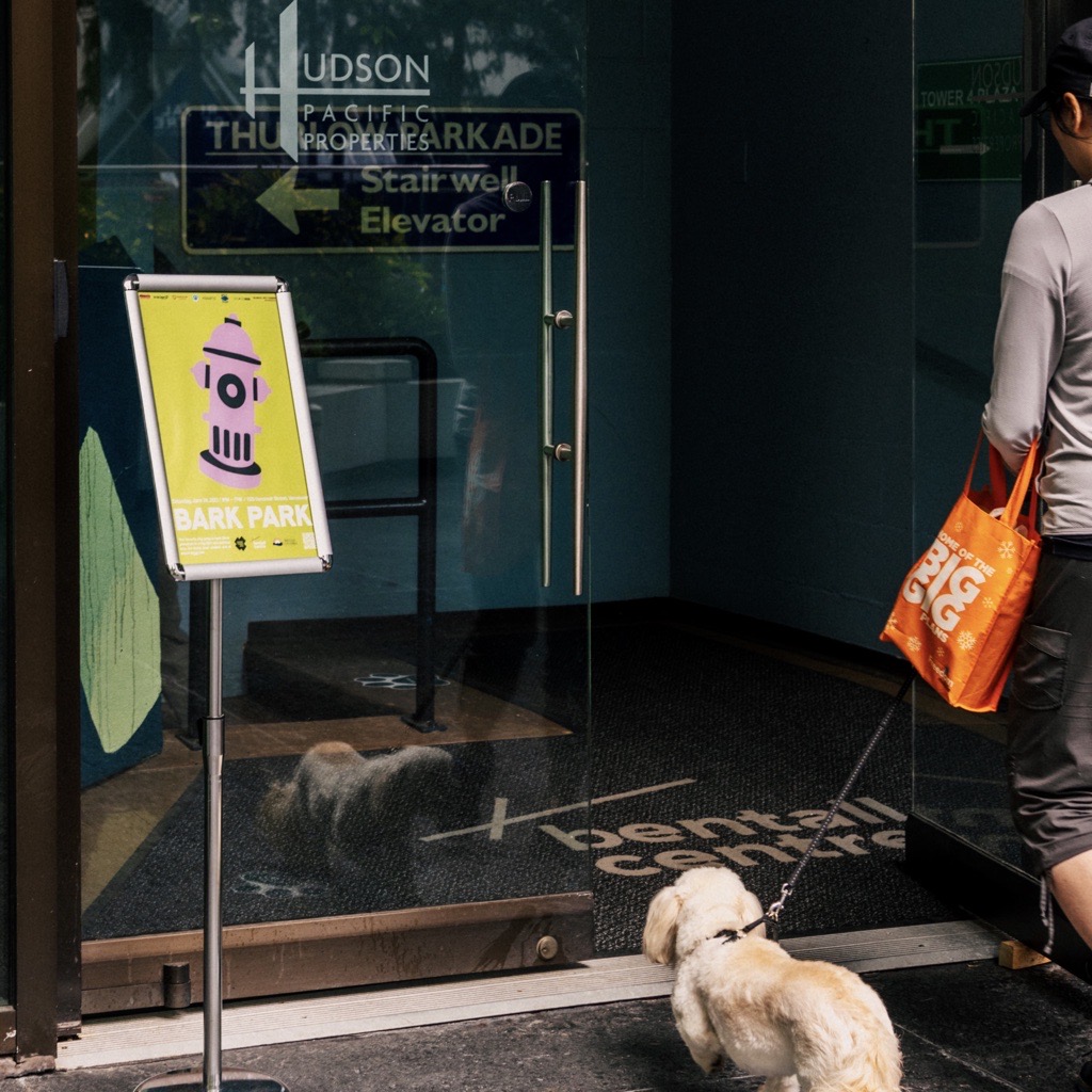 Hundreds of our tenants, community members and their four-legged friends recently flocked to @bentallcentreyvr for the second annual Bark Park event. 🐶 🐾 

They enjoyed unique photo ops, dog portraits, and local pet vendors, along with a beer garden and live DJ.