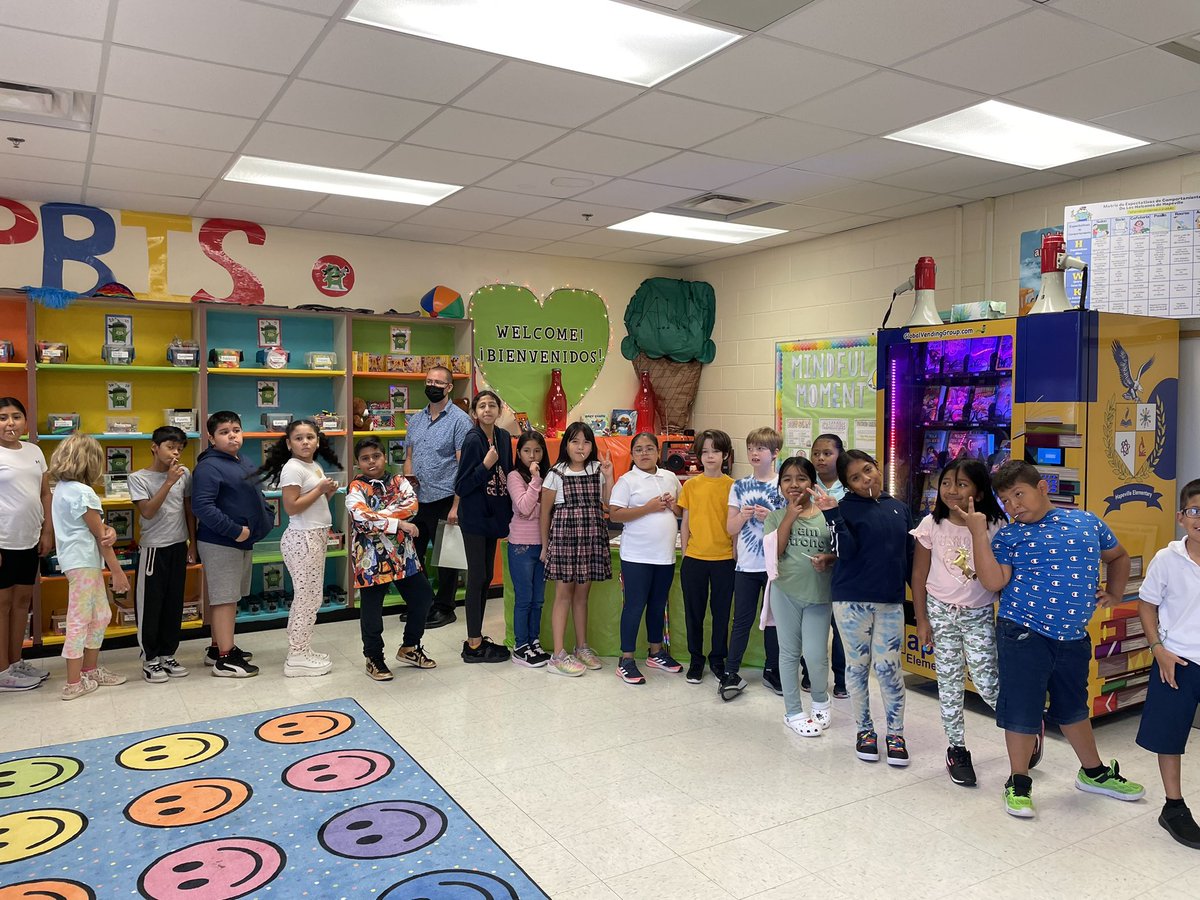 CounselingKirk's tweet photo. So much fun kicking off the year with our PBIS pep rallies! We reviewed expectations, had some teacher competition and opened the PBIS store! @DrCSLPadgett @kellymastro https://t.co/KTSlFLVLOF