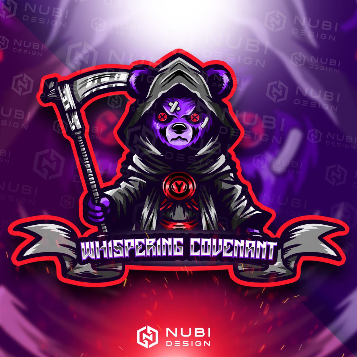 gamingnubi's tweet photo. Our new cool and vibrant gaming logo for amazing 🔥🔥🔥@whisperingcovenant

Custom, hand drawn and unique designs to your requirements. DM or see our website for info! #twitchoverlays #twitchlogo #gaminglogo #streamoverlays  #overlaystwitch #twitchemotes #twitchbadges https://t.co/EwRpUci3un