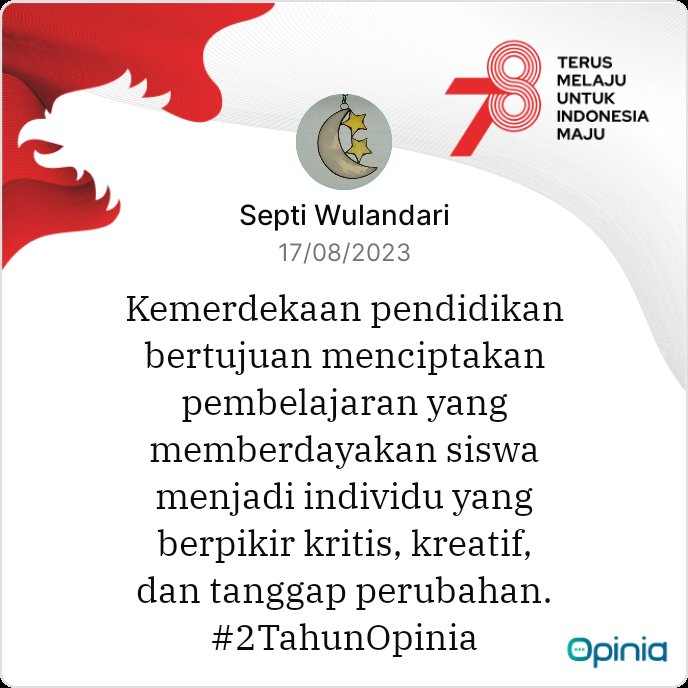 BarbaraTingting's tweet photo. https://t.co/DRlP6ROPiB

#2TahunOpinia
#BerbagiIdedanCerita
#HUTRI https://t.co/AvYkRAKNJn