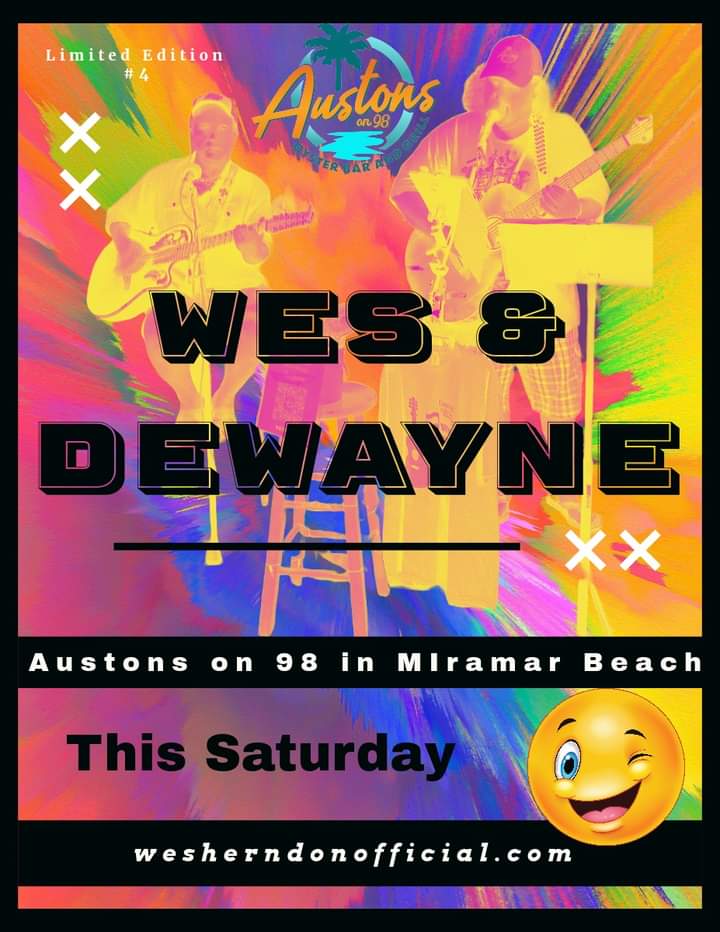 At #AustonsOn98 in #miramarbeach this Saturday.