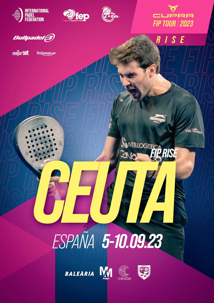 Abiertas las inscripciones para el FIP RISE CEUTA
padelfip.com/es/events/fip-…

Primera vez que una competición de la <a href="/padelfip/">FIP - International Padel Federation</a> se celebra en nuestra ciudad.

Que no te lo cuenten! Conoce nuestra  ciudad jugando a padel.

+Info: competicion@fpadelceuta.com

Ayudas en el desplazamiento
