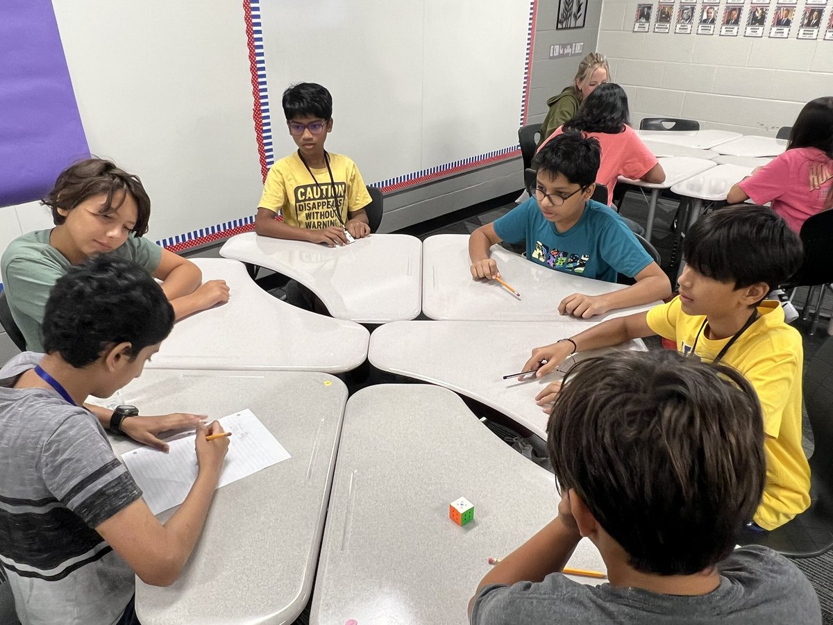 Learning to work together with table teams! A little healthy competition made it more fun and exciting this morning in 1st period! High score = 25! <a href="/coppelleast/">Coppell Middle School East</a> <a href="/EastBroncos/">EastForsythBroncoAthletics</a>