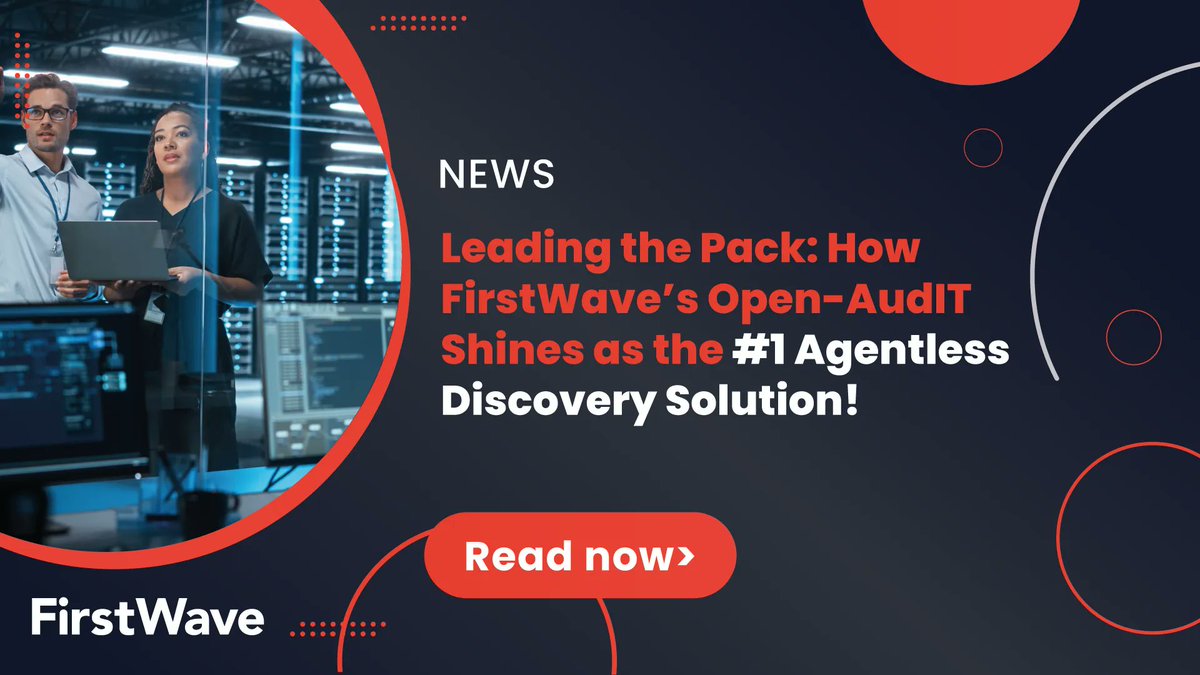 🔎🌐 Open-AudIT hits the #1 spot in Agentless Discovery Tools for IT Asset Management 
FirstWave Open-AudIT leads the pack, cataloging devices, and creating software inventories effortlessly. 🚀📋 Don't miss out on the #1 choice by comparitech! Read on &gt;&gt;  buff.ly/3qCXjdY