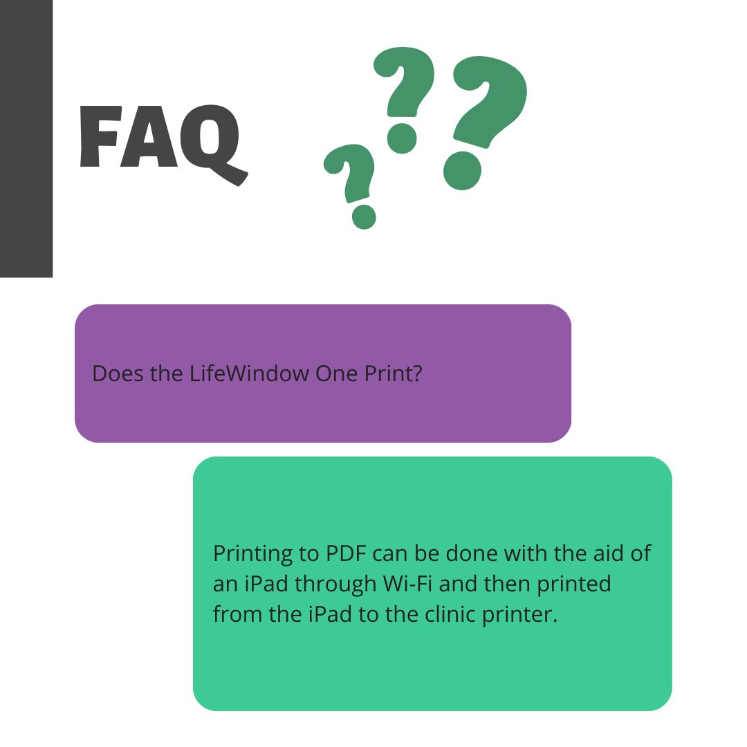 Join the conversation about our LifeWindow One Monitor! 

Our monthly FAQ is the perfect chance for you to ask questions and learn more about this veterinary-specific device. 

Tweet us your questions today! 

#LifeWindowOne #FAQSession