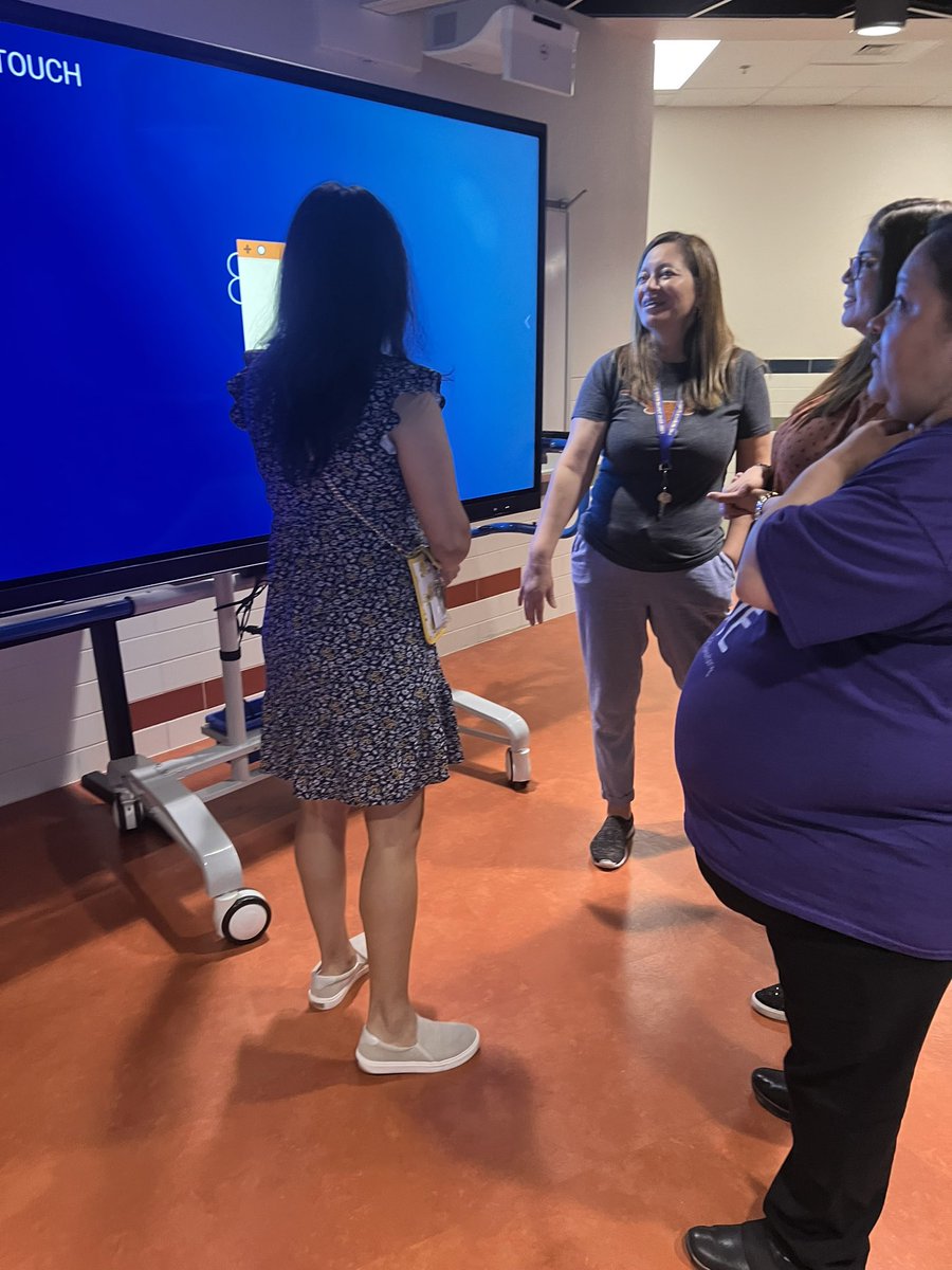 Thank you @DMorales_TECH for
Coming and giving our PreK and Kinder Hero  teachers a training on the CleverTouch interactive board!!! #MissionIsPossible #Tech