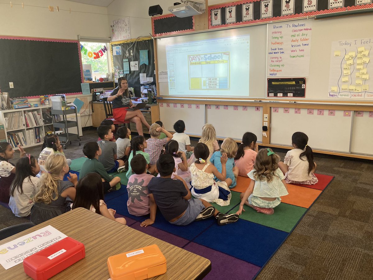 Wonderful start to a new school year at Almond. Go Eagles! <a href="/lasdk8/">LASDK8</a>