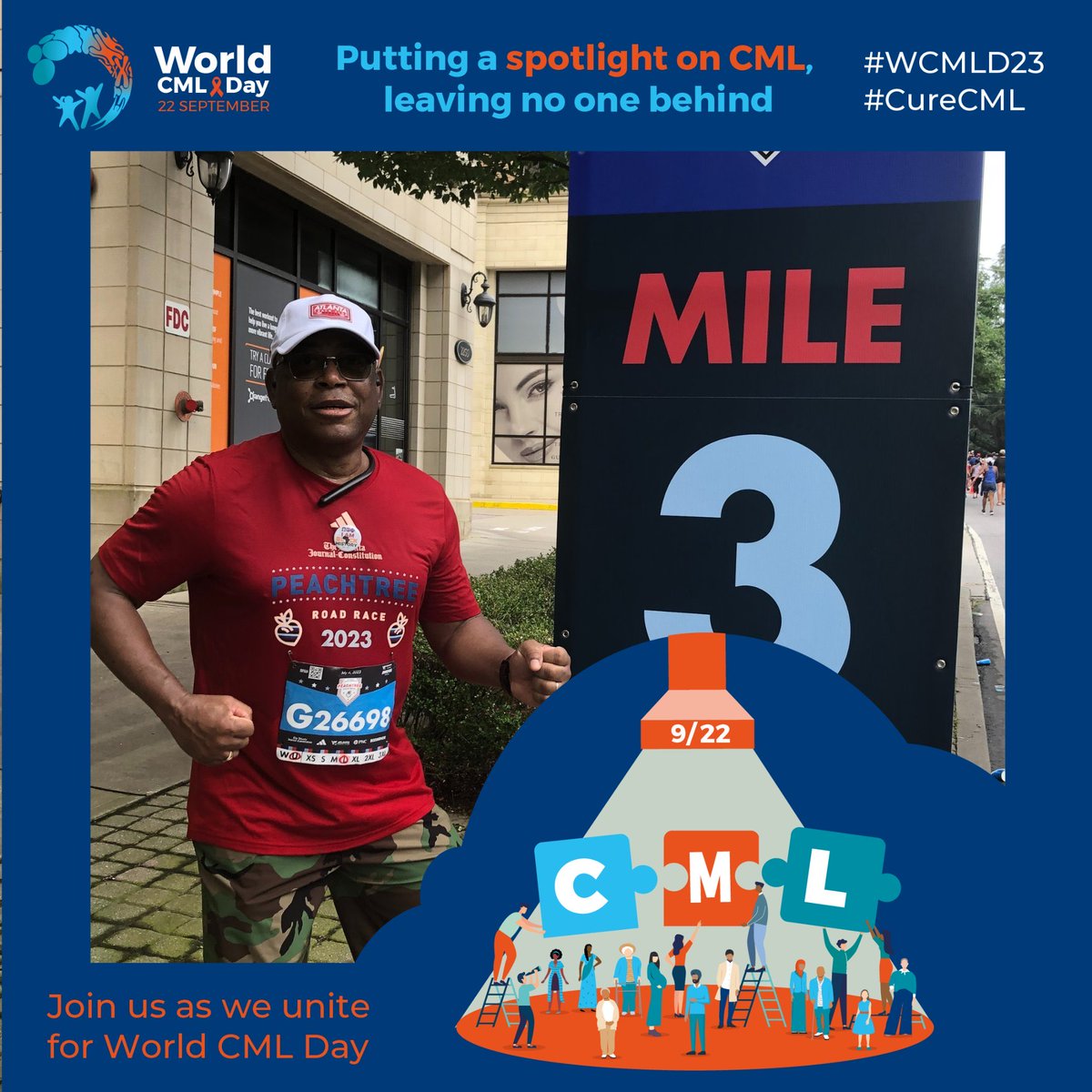 Celebrating 28.5 years as a survivor of terminal leukemia. 

September 22 is the Word CML Day. Join the global community to raise CML awareness.
⁦@cmlnet⁩
 #WorldCMLDay #CMLAwareness