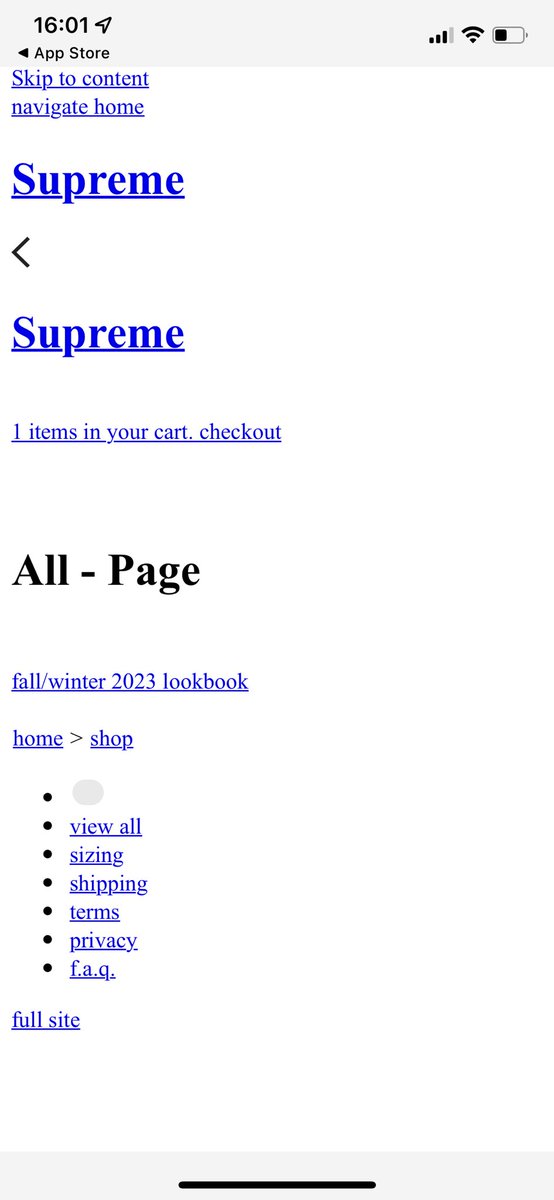 Rep_M8's tweet image. Good to see the supreme website still crashes