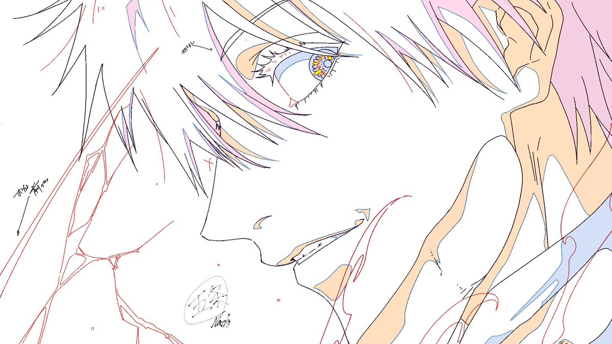 #JujutsuKaisen
 #呪術廻戦
 #jujutsukaisenfanart 

初めての呪術廻戦キャラ描いてみたけど...うーん🤔
明日色つけだなあ〜