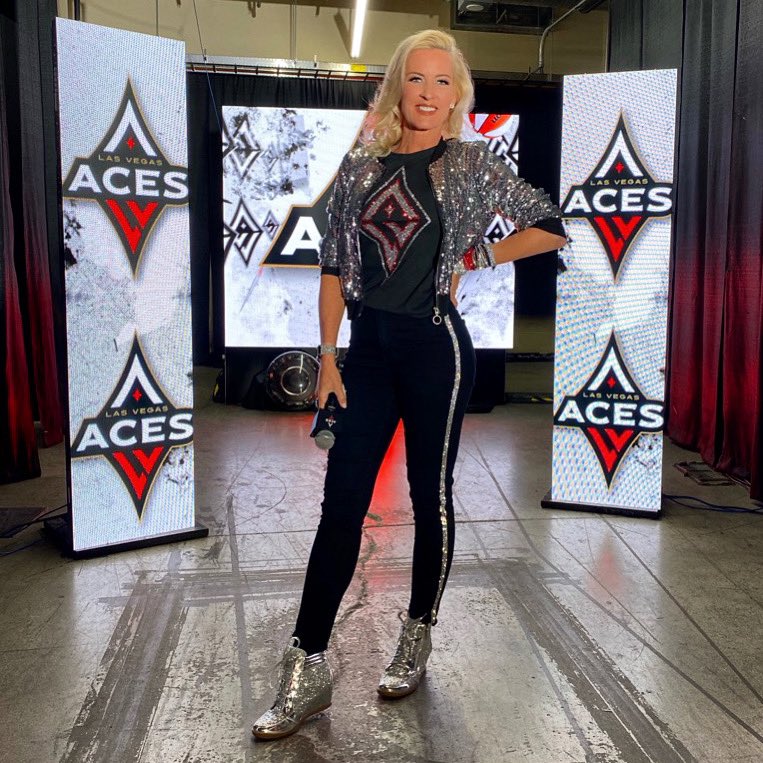 CJSimpson_'s tweet photo. Let’s do it again, but with a different outcome this time.♠️♥️

#allinlv #gameday #lasvegas #wnba #basketball #letsgetthiswin #thehouse #host #emcee #rematch https://t.co/ahWr6tD8QZ