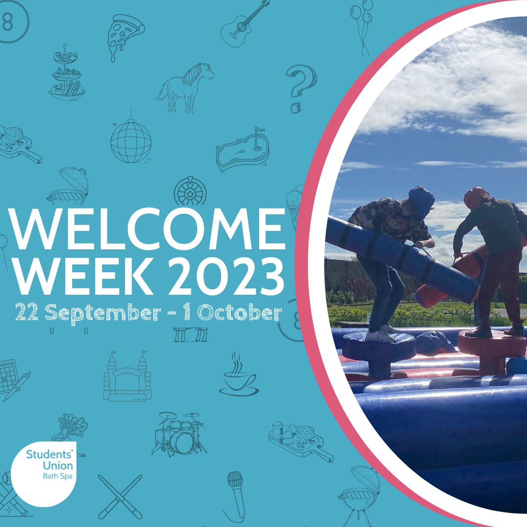 Congratulations to everyone who received their results today! 👏 We're excited to reveal the line up for Welcome Week 2023! We have some massive events in store for you and can’t wait for September🤩 Check out the full programme here➡️ bathspasu.co.uk/welcome-week-2….
