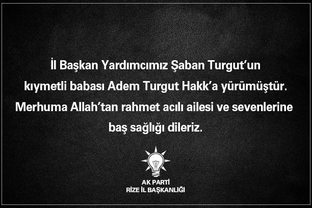 AK Parti Rize İl Başkanlığı (@akpartirize) on Twitter photo 