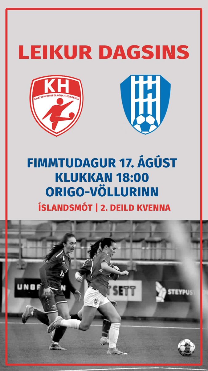 Stelpurnar mæta ÍH á heimavelli í dag klukkan 18:00. Spennandi leikur varaliða Vals og FH, mætum á völlinn!

#KHnation #born2inspire