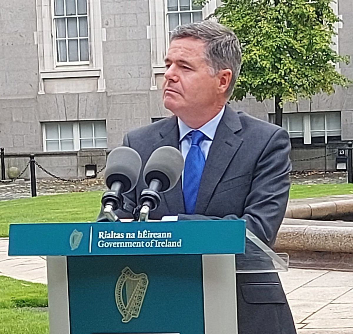 Just done asking Minister Paschal Donohoe how it's right that his government is giving taxpayer money to activist NGOs which campaign for controversial political issues, like the hate speech bill. Coming soon on @griptmedia. #gript