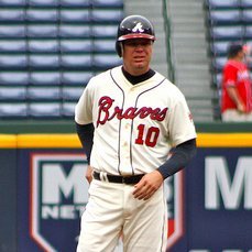 KasperStats's tweet photo. In August this year, through 8/16, the Braves are batting .304 with a .928 OPS.

Chipper Jones was a career .303 hitter with a .930 OPS.

Therefore, you can approximate the current Braves' offense by imagining a team that had 9 different Chipper Joneses batting 1-9. https://t.co/yBlU4CQMlz