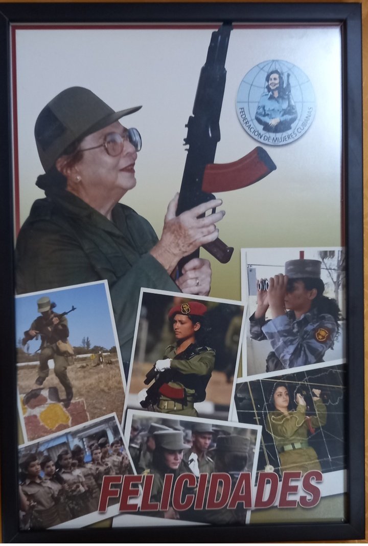 Minfar_Cuba (@minfarc) on Twitter photo Como parte del homenaje de FAR Cuba a la FMC en su aniversario 63, se realizó la presentación de una edición especial de <a href="/Editorial_VO/">Casa Editorial Verde Olivo</a>, dedicada a la eterna presidenta Vilma Espin.
#MujeresEnRevolución Como parte del homenaje de FAR Cuba a la FMC en su aniversario 63, se realizó la presentación de una edición especial de <a href="/Editorial_VO/">Casa Editorial Verde Olivo</a>, dedicada a la eterna presidenta Vilma Espin.
#MujeresEnRevolución