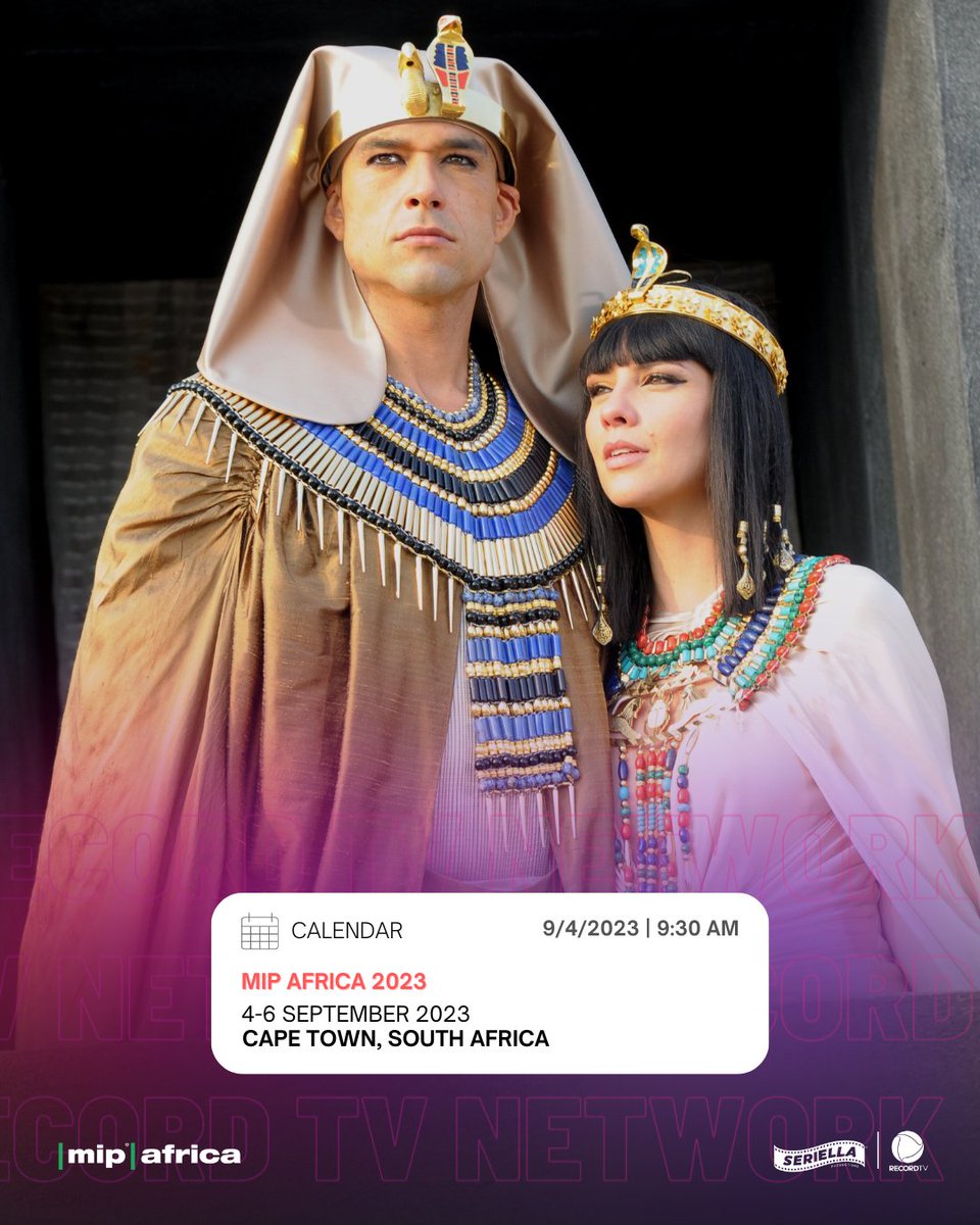 NetworkRecordTV's tweet photo. We are pioneers in biblical telenovelas on the market, and that is why we have a catalog full of content to increase your audience. 

Send us an email at tbcastro@recordtv.com.br and schedule an appointment with our team.

#RecordTVNetwork #MipAfrica @fameweekafrica https://t.co/29OqJ7sZjq