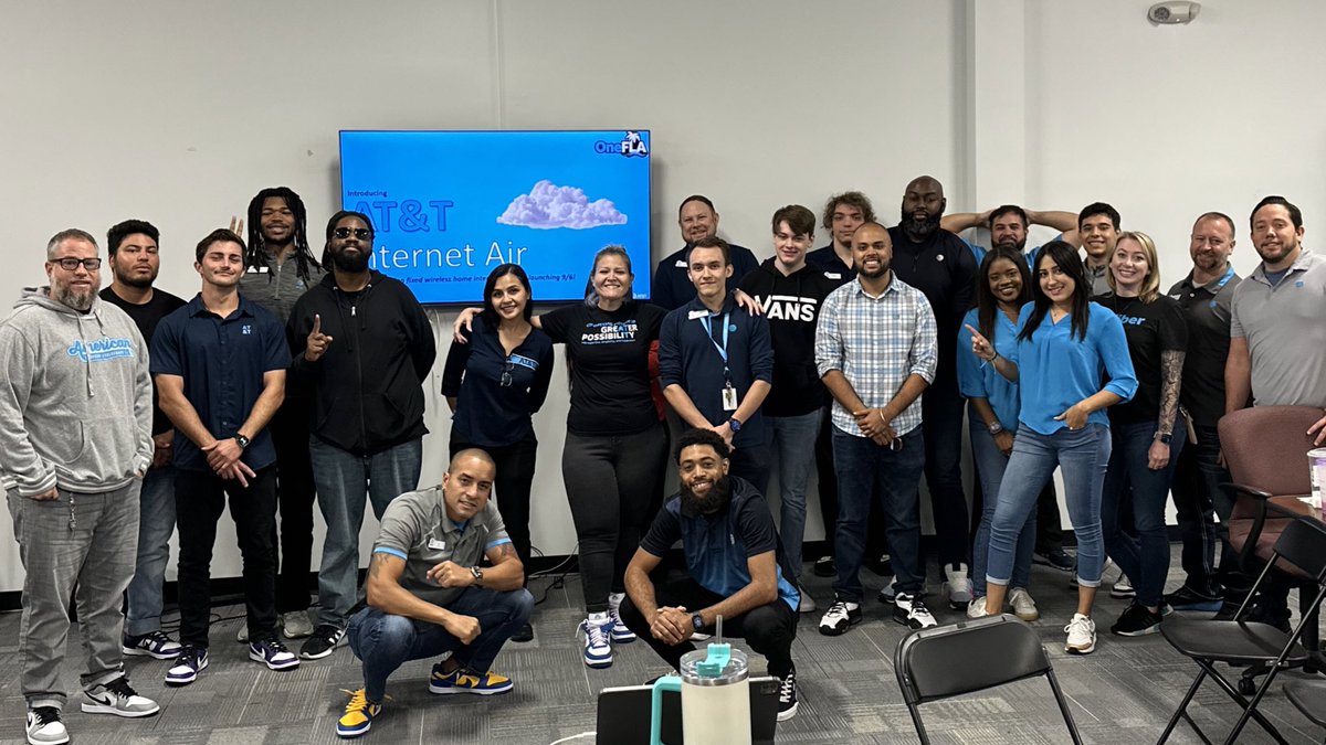 3/7 stores trained on Internet Air in the @fl_spacecoast!! We’re ready to make the most of this new technology and bring it to all of our customers in September! <a href="/izb4theglobe/">Israel Bayona</a> <a href="/MarcusJames407/">Marcus James</a> <a href="/ReggieSloan3/">Reggie Sloan</a> <a href="/theAlexis____/">alexis</a> <a href="/EllieDC7/">Elizbeth Diaz (Ellie)</a> <a href="/CherfLyndsay/">Lyndsay Cherf</a> <a href="/jemeFL/">John Meyers</a> <a href="/One_FLA/">OneFLA</a> @RandyMelbourne