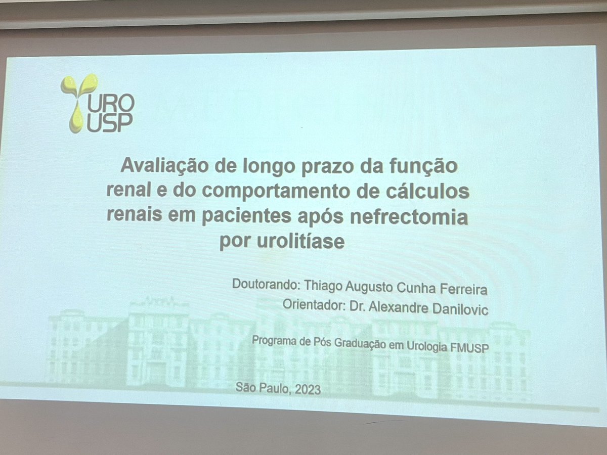 Finally. I got my PhD from the Faculty of Medicine of the University of São Paulo. Very happy! Thank you to everyone who contributed to this great achievement!

Thanks God! 🙌🏻🙏🏻