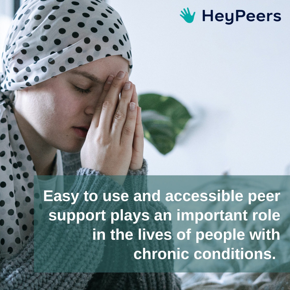 People who are diagnosed with a life-changing or chronic disease can be helped by connecting with others in a similar situation. HeyPeers can help patients with their emotional needs. 

Learn more here: heypeers.com

#chronicdisease #patients #mentalhealth #heypeers