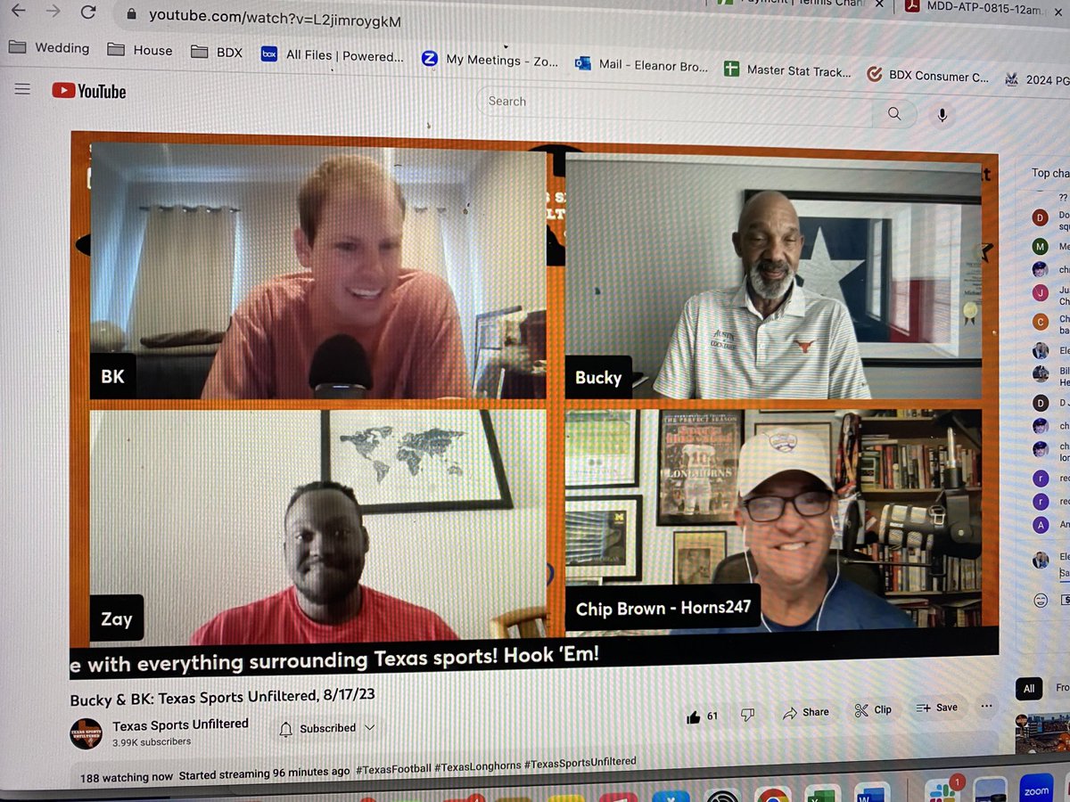 ✴️TEXAS SPORTS UNFILTERED✴️ ✅Incredible lineup, starting with Bucky Godbolt and my former intern ⁦@BradKellner⁩ (even though BK looks 12 - he’s all grown up!!) from 8 am to 10 am CT!!✅Download the app✅Subscribe to the YouTube channel