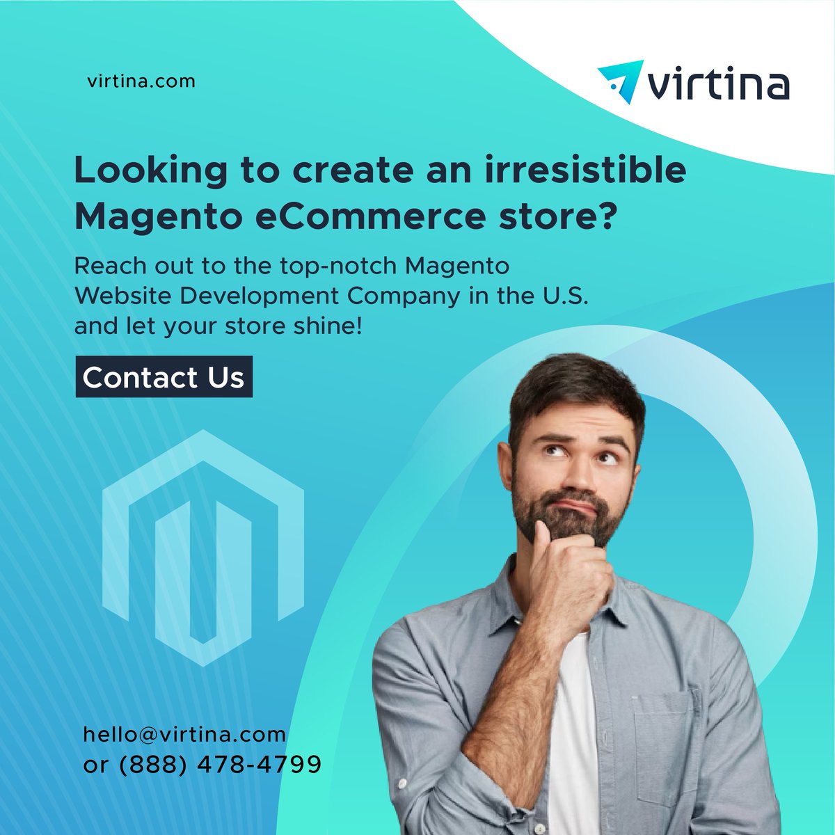 VirtinaPro's tweet image. Ready to craft an irresistible #Magento #eCommerce store? Connect with the leading Magento Website Development Company in the USA and watch your store shine like never before! 🌟🛍️ #MagentoExperts #EcommerceSuccess #WebsiteDevelopment #BusinessGrowth"