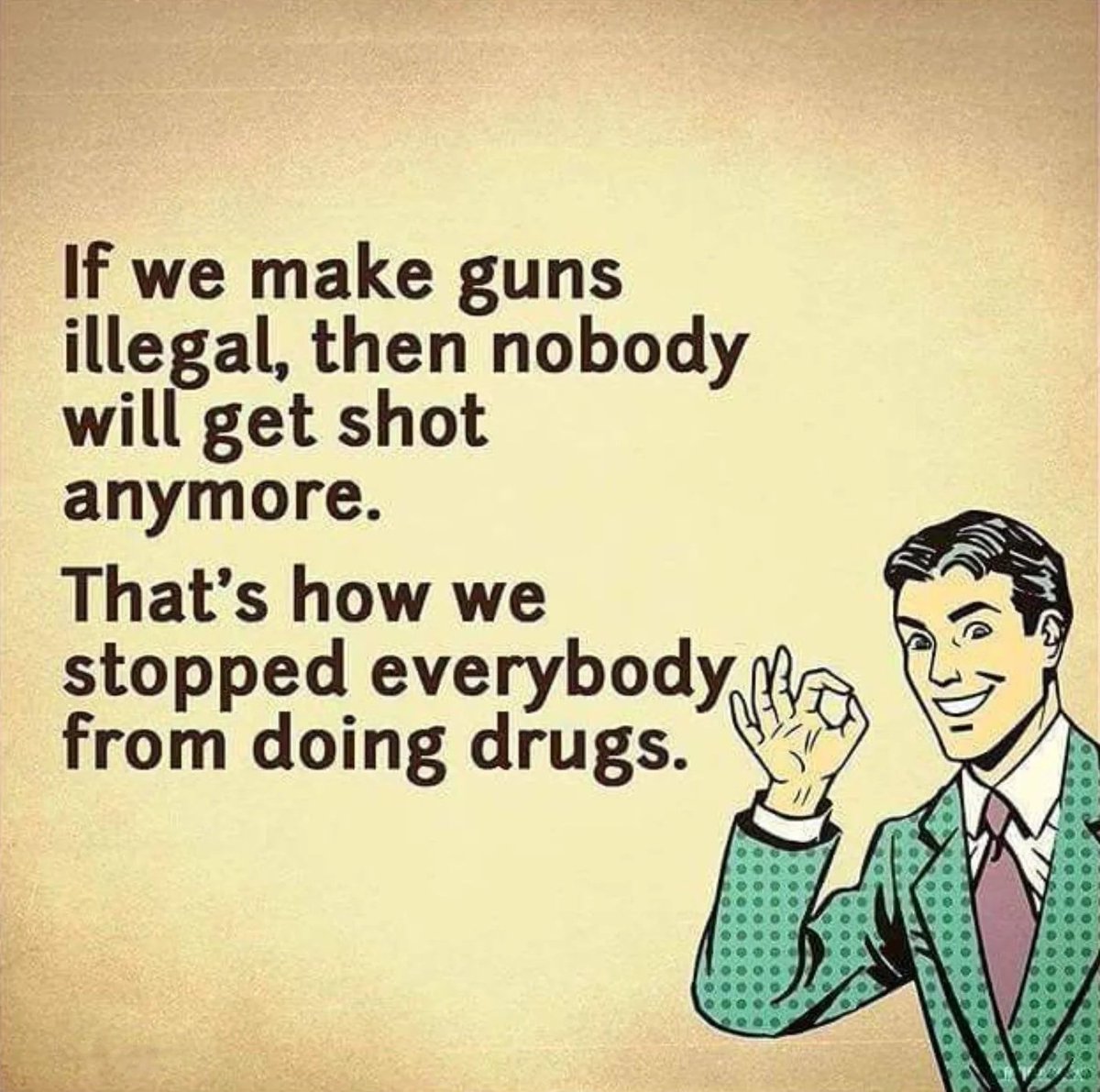 LPNational's tweet photo. Abolish all gun control laws.

End the drug war.

Prohibition has no place in a free society. https://t.co/8g0VC5TrJn