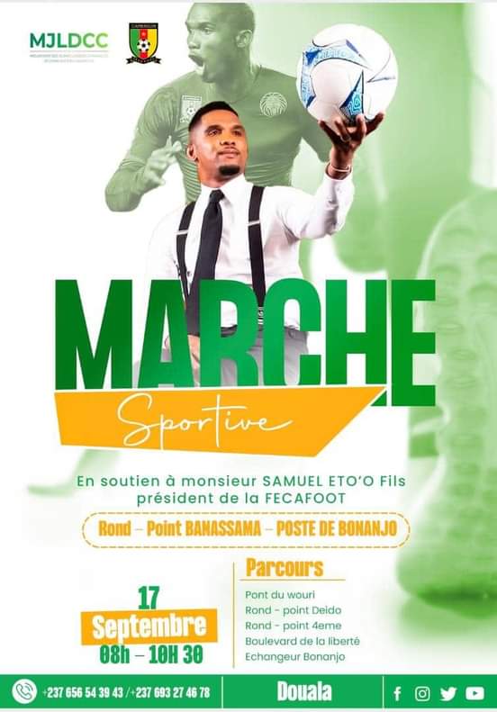 BerthierAce's tweet photo. Marche Sportive
En soutien à M @SamuelEtoo le 17 Septembre...
#ArrêtSurImage https://t.co/dW54EbnOwU